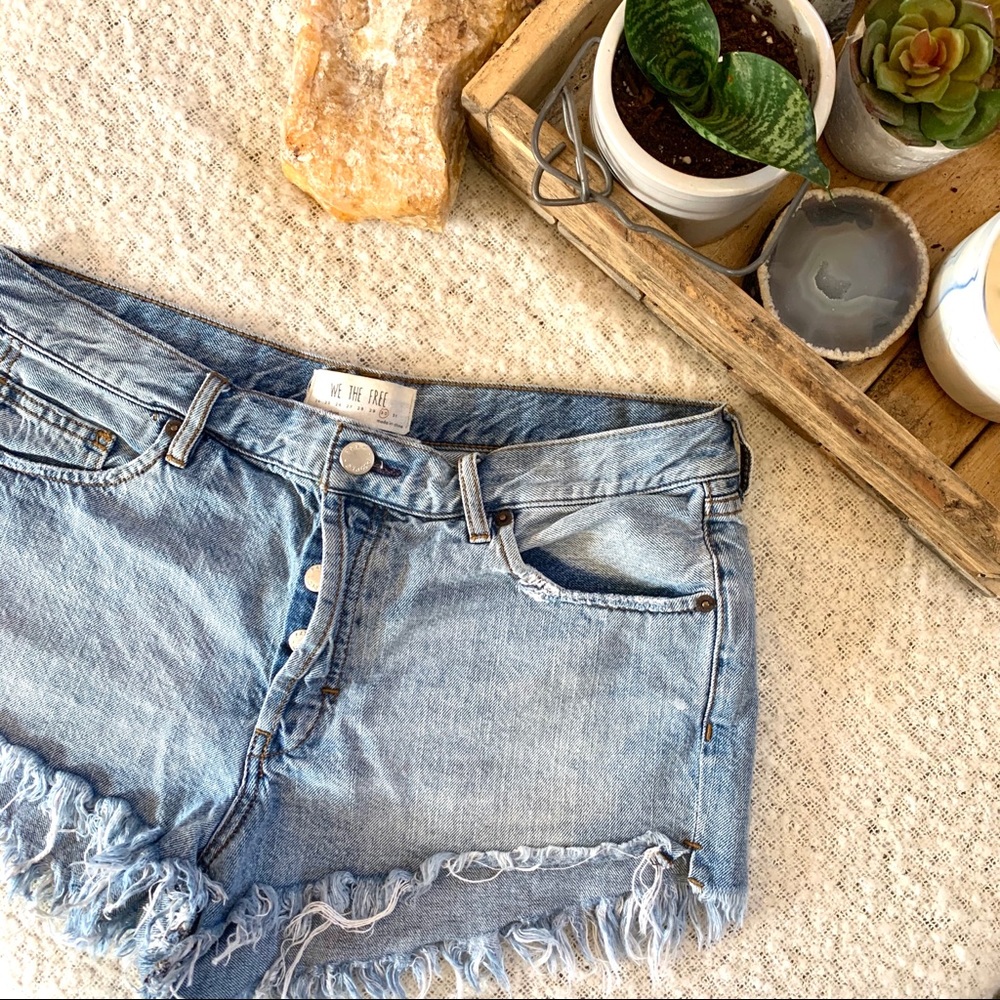 Free People Denim Shorts